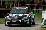 Rallye Český Krumlov: Jaromír Tarabus a Daniel Trunkát se Škodou Fabia S2000